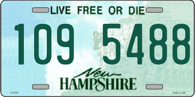NH license plate 1095488