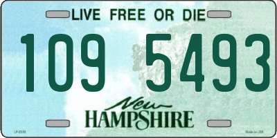 NH license plate 1095493