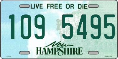 NH license plate 1095495