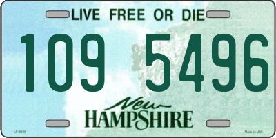 NH license plate 1095496