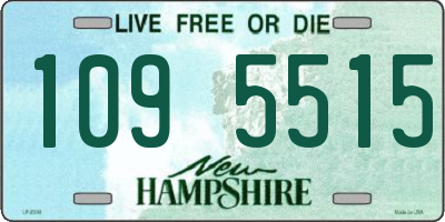 NH license plate 1095515