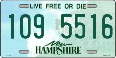 NH license plate 1095516