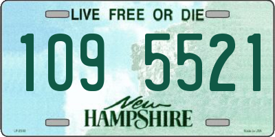 NH license plate 1095521