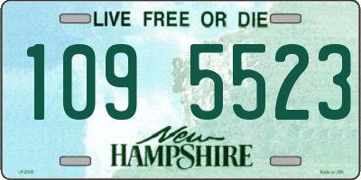 NH license plate 1095523