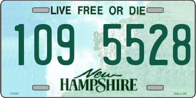 NH license plate 1095528