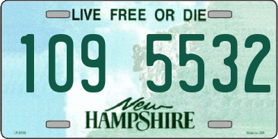 NH license plate 1095532