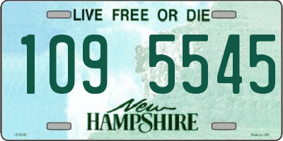 NH license plate 1095545