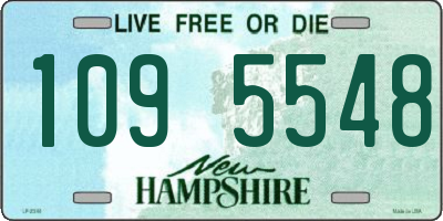 NH license plate 1095548