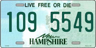 NH license plate 1095549