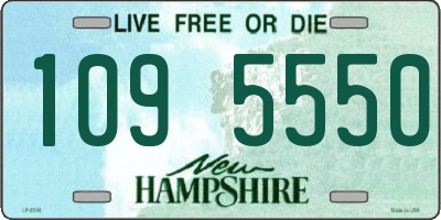 NH license plate 1095550