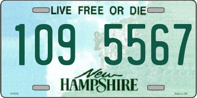 NH license plate 1095567