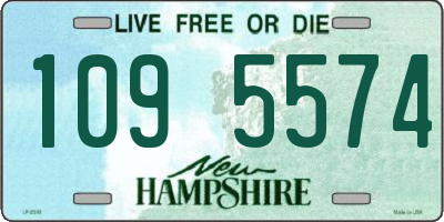 NH license plate 1095574