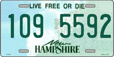 NH license plate 1095592