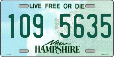 NH license plate 1095635