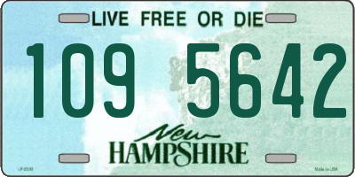 NH license plate 1095642