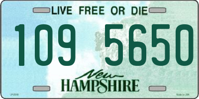 NH license plate 1095650