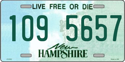 NH license plate 1095657