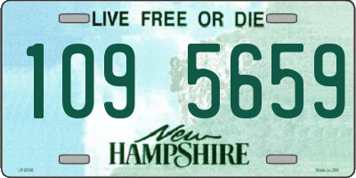NH license plate 1095659