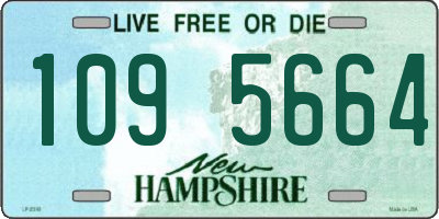 NH license plate 1095664