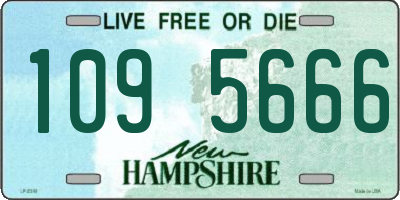 NH license plate 1095666