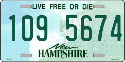 NH license plate 1095674