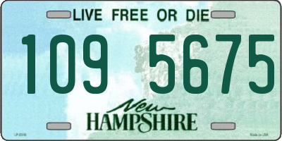 NH license plate 1095675