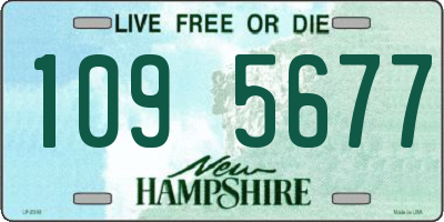 NH license plate 1095677