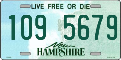 NH license plate 1095679