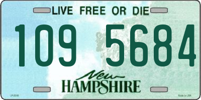 NH license plate 1095684