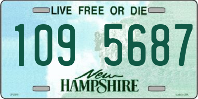 NH license plate 1095687