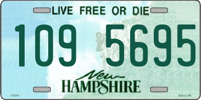 NH license plate 1095695