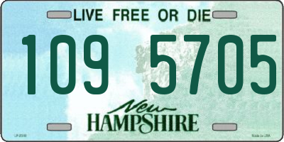 NH license plate 1095705