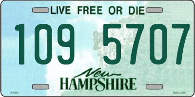 NH license plate 1095707