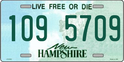 NH license plate 1095709