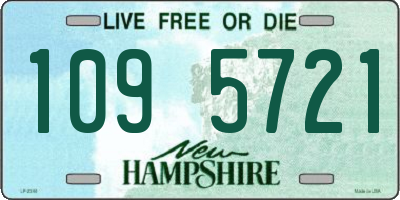 NH license plate 1095721