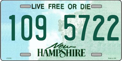 NH license plate 1095722