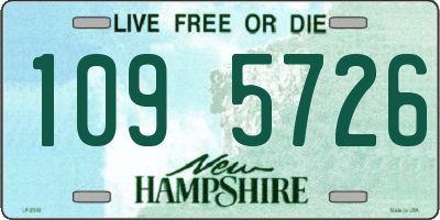 NH license plate 1095726