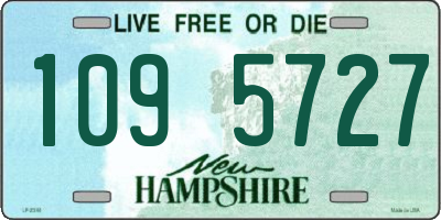 NH license plate 1095727