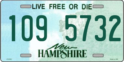 NH license plate 1095732
