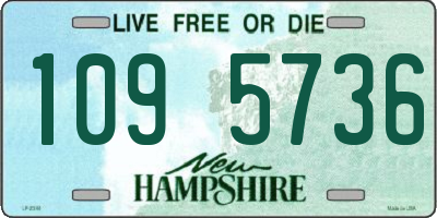 NH license plate 1095736