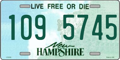 NH license plate 1095745