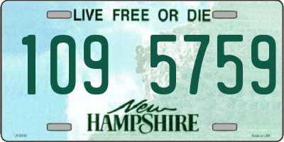 NH license plate 1095759