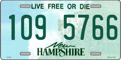 NH license plate 1095766