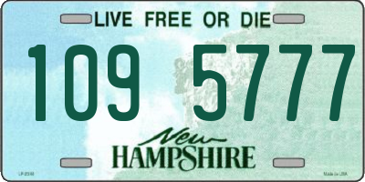 NH license plate 1095777