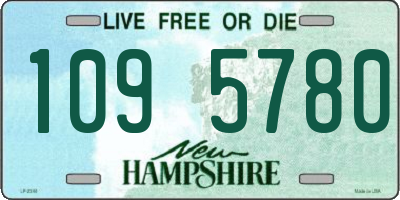 NH license plate 1095780