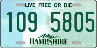 NH license plate 1095805