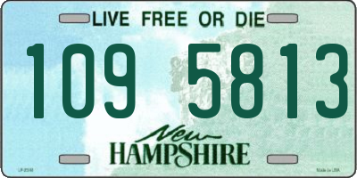 NH license plate 1095813