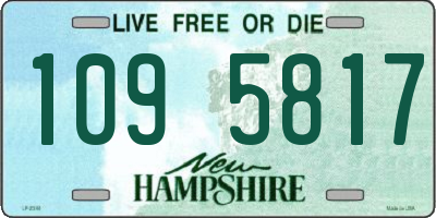 NH license plate 1095817