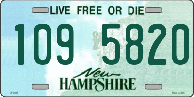 NH license plate 1095820