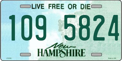 NH license plate 1095824